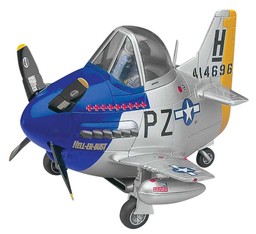P-51 Mustang, Hasegawa, Model Kit, 4967834601178